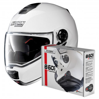 Modulare Apribile Nolan N100 5 Special N-Com Pure White 15