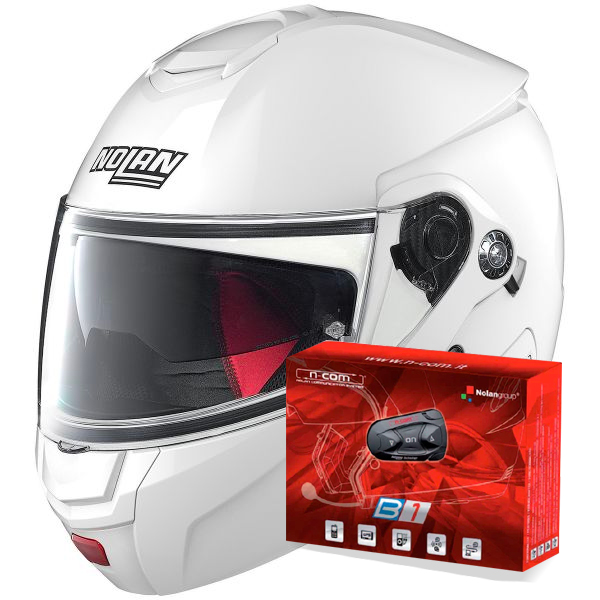 Modulare Apribile Nolan N90 2 Classic N-Com White 5