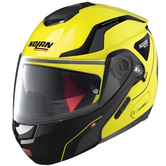 Casque Modulare Apribile Nolan N90 2 Straton N-Com Led Yellow 18