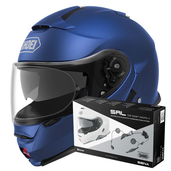 Modulare Apribile Shoei Neotec II Matt Blue Metal Modulare Apribile Shoei Neotec II Matt Blue Metal