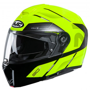 Casque Modulare Apribile HJC RPHA 90 S Bekavo MC3H Casque Modulare Apribile HJC RPHA 90 S Bekavo MC3H