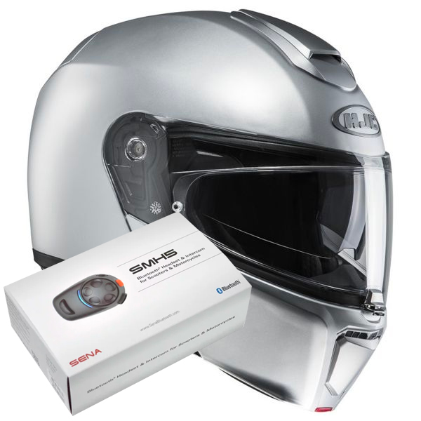 Modulare Apribile HJC RPHA 90 Semi Flat Silver