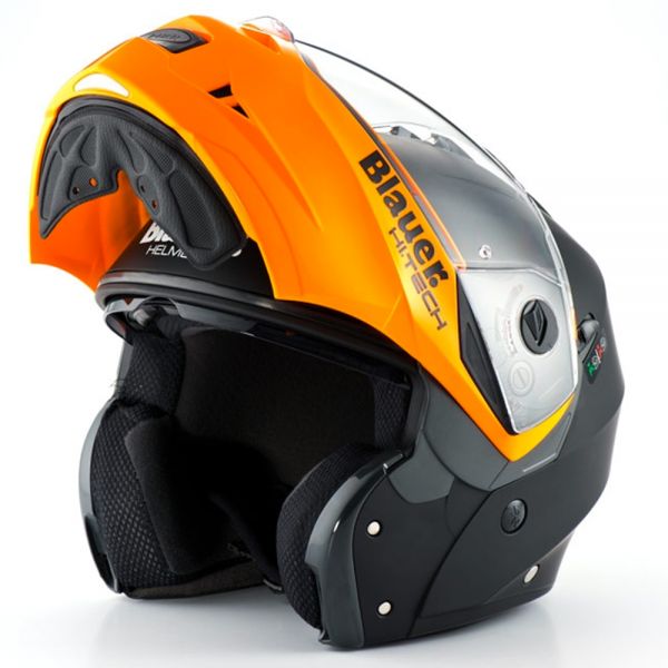 Blauer Sky Nero Opaco Arancione