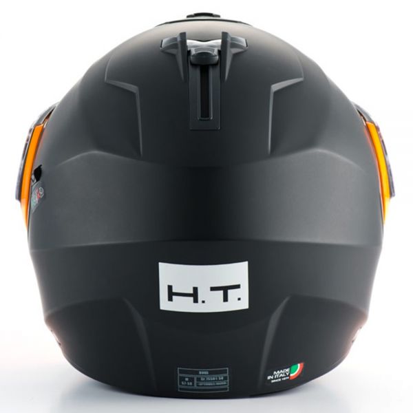 Blauer Sky Nero Opaco Arancione