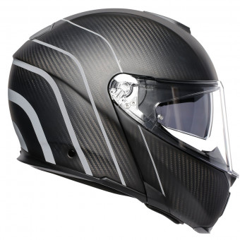 AGV Spormodular Refractive Carbon Argento