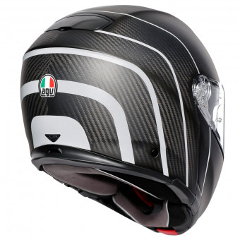 AGV Spormodular Refractive Carbon Argento