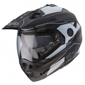 Modulare Apribile Caberg Tourmax Marathon Nero Opaco Bianco Antracite