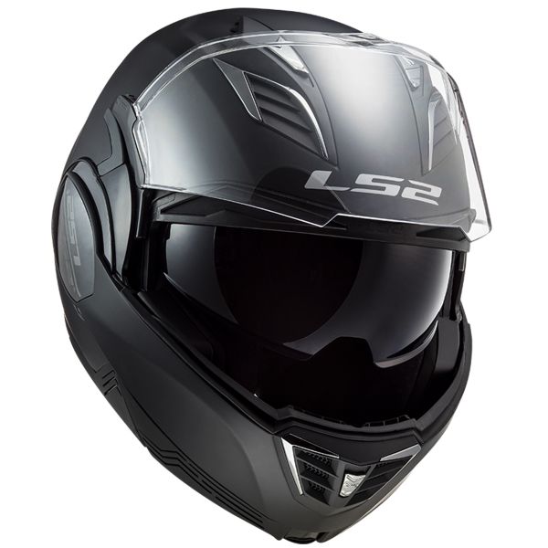 LS2 Valiant II Matt Black FF900 + Kit Bluetooth SMH5 Solo