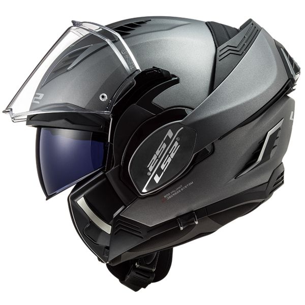 LS2 Valiant II Matt Titanium FF900 + Kit Bluetooth 5S Solo