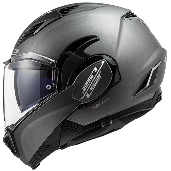 LS2 Valiant II Matt Titanium FF900 + Kit Bluetooth 5S Solo