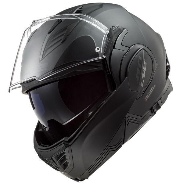 LS2 Valiant II Noir Matt Black FF900 + Kit Bluetooth SMH5 Solo