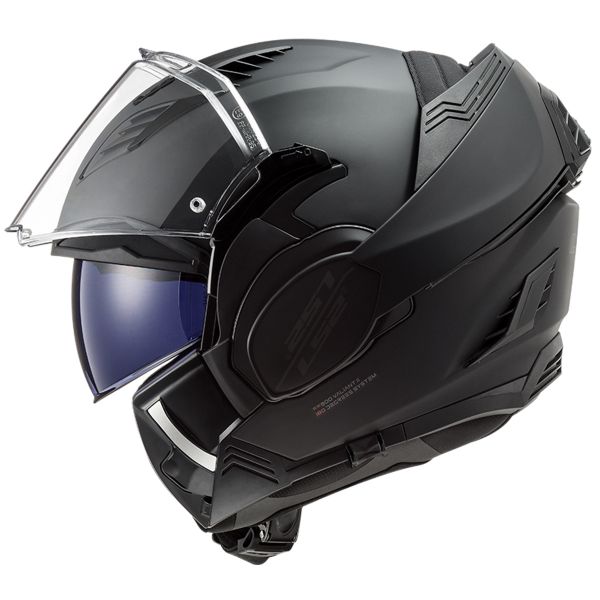 LS2 Valiant II Noir Matt Black FF900 + Kit Bluetooth SMH5 Solo