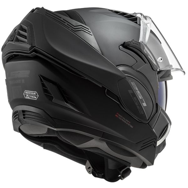 LS2 Valiant II Noir Matt Black FF900 + Kit Bluetooth SMH5 Solo