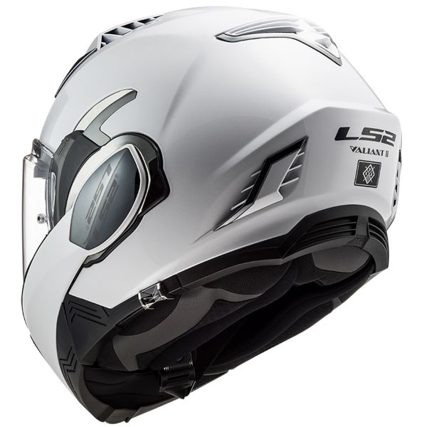 LS2 Valiant II White FF900 + Kit Bluetooth 5S Solo