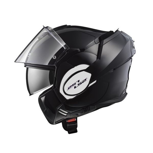 LS2 Valiant Solid Gloss Black FF399