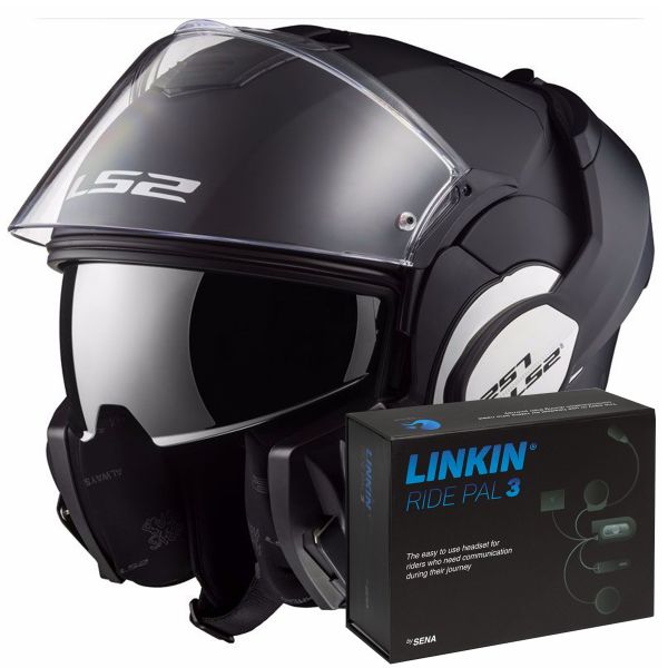 Modulare Apribile LS2 Valiant Solid Matt Black FF399