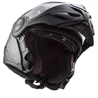 LS2 Vortex Solid Matt Carbon FF313