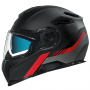 Casque Modulare Apribile Nexx X.Vilitur Latitude Nero Rosso Opaco