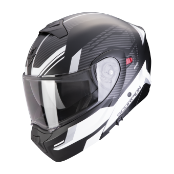Casque Modulare Crossover Scorpion Exo 930 Evo Sikon Matt Black White Casque Modulare Crossover Scorpion Exo 930 Evo Sikon Matt Black White