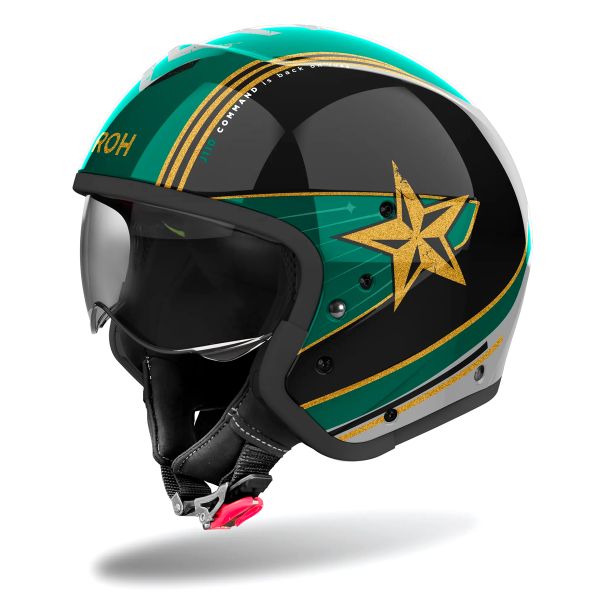 Modulare Crossover Airoh J 110 Command Mint Green Modulare Crossover Airoh J 110 Command Mint Green