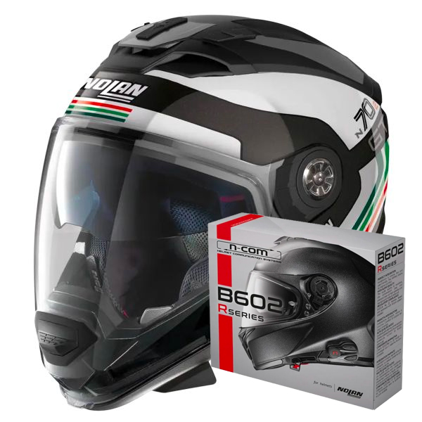 Modulare Crossover Nolan N70 2 GT Jetpack 64 + Kit Bluetooth B602R