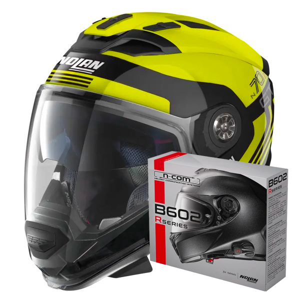 Modulare Crossover Nolan N70 2 GT Jetpack 65 + Kit Bluetooth B602R