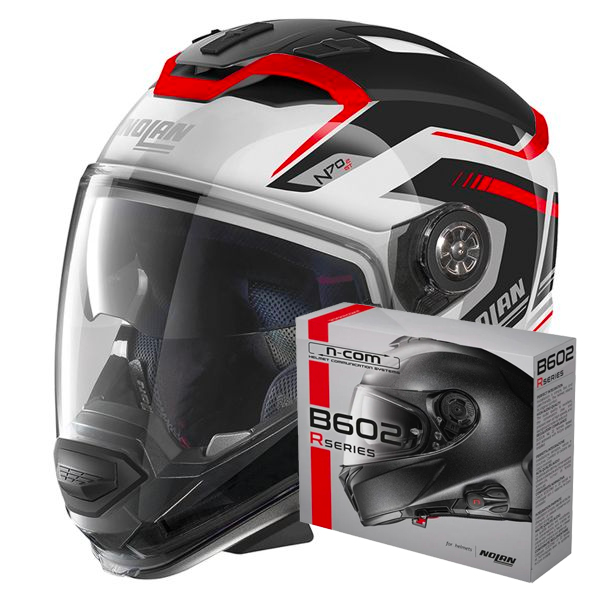 Modulare Crossover Nolan N70 2 GT Switchback N-Com 60 + Kit Bluetooth B602R