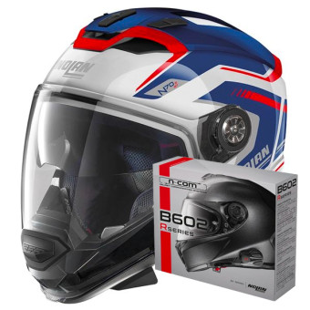 Modulare Crossover Nolan N70 2 GT Switchback N-Com 61 + Kit Bluetooth B602R