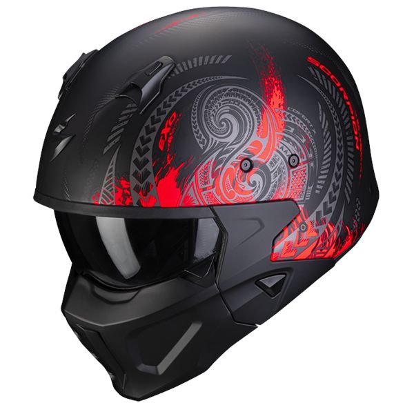 Modulare Crossover Scorpion Covert-X Tatoo Black Matt Red