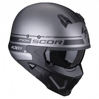Scorpion Covert-X Tussle Silver Black Matt