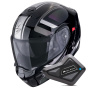 Casque Modulare Crossover Scorpion Exo 930 Evo Ardens Black Chameleon + Kit Bluetooth BT Mini