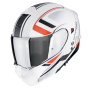 Casque Modulare Crossover Scorpion Exo 930 Evo Ardens Opaco Bianco Nero Rosso