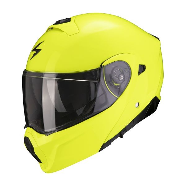 Scorpion Exo 930 Solid Neon Yellow + Kit Bluetooth 5S