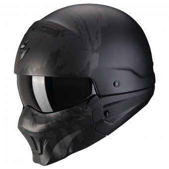 Modulare Crossover Scorpion Exo Combat Evo Marauder Black Matt Silver
