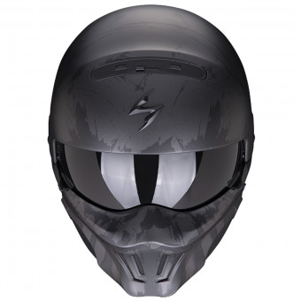 Scorpion Exo Combat Evo Marauder Black Matt Silver