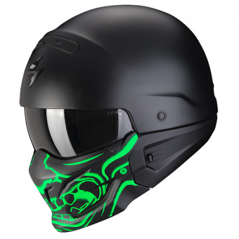 Modulare Crossover Scorpion Exo Combat Evo Samurai Black Matt Green