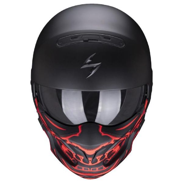 Casco Moto Scorpion EXO COMBAT Samurai Matt Black Red pronto per l'invio |  iCasque.it