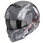 Casque Modulare Crossover Scorpion Exo Combat II Demure Silver