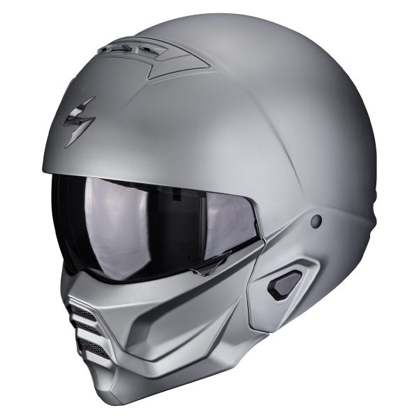 Modulare Crossover Scorpion Exo Combat II Solid Matt Titan Grey
