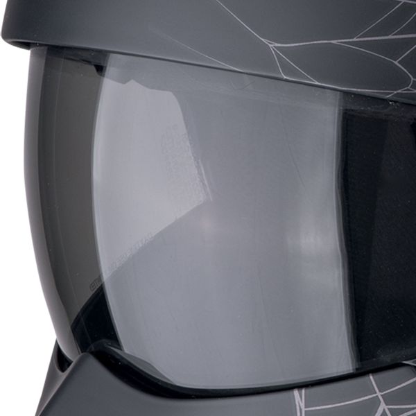 Scorpion Exo Combat II Ragnatela Nero Opaco Argento