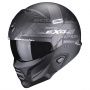 Casque Modulare Crossover Scorpion Exo Combat II Xenon Matt Black White