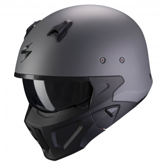 Casque Modulare Crossover Scorpion Covert-X Cement Gray Black Casque Modulare Crossover Scorpion Covert-X Cement Gray Black