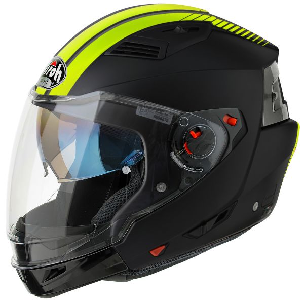 Modulare Crossover Airoh Executive Stripes Yellow Matt