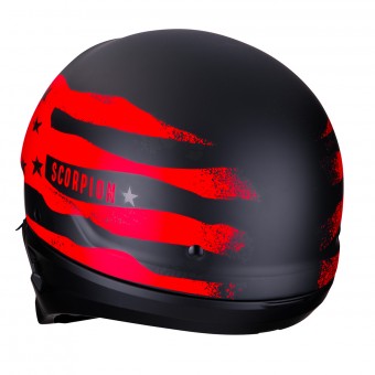 Scorpion Exo Combat Rookie Nero Opaco Rosso