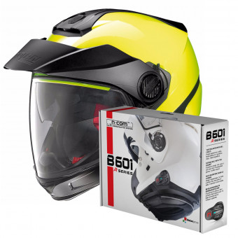 Modulare Crossover Nolan N40 5 GT Hi-Visibility N-Com Fluo Yellow