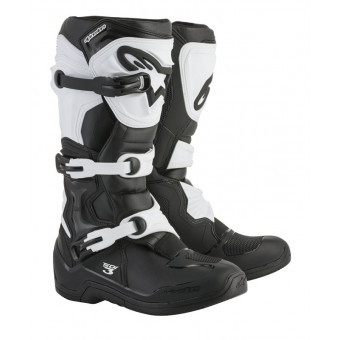 Stivali Cross Alpinestars Tech 3 Nero Bianco Stivali Cross Alpinestars Tech 3 Nero Bianco