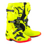 Stivali Cross Alpinestars Tech 10 Giallo Fluo Nero Rosso Fluo