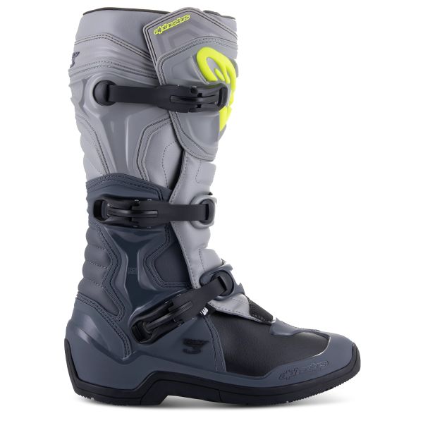 Alpinestars Tech 3 Grigio scuro Grigio chiaro Nero