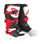 Stivali Cross Alpinestars Tech 3S Giovent Bianco Nero Rosso Brillante