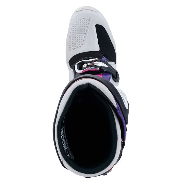 Alpinestars Tech 7 Black Lght Gry Orng FL Magenta